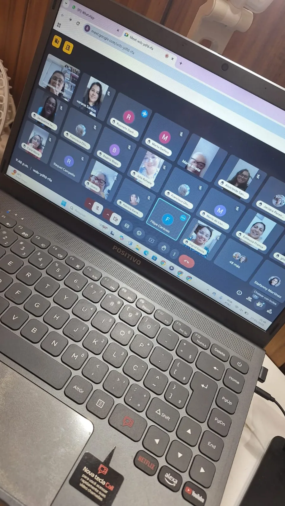 Depoimento de Encontro online